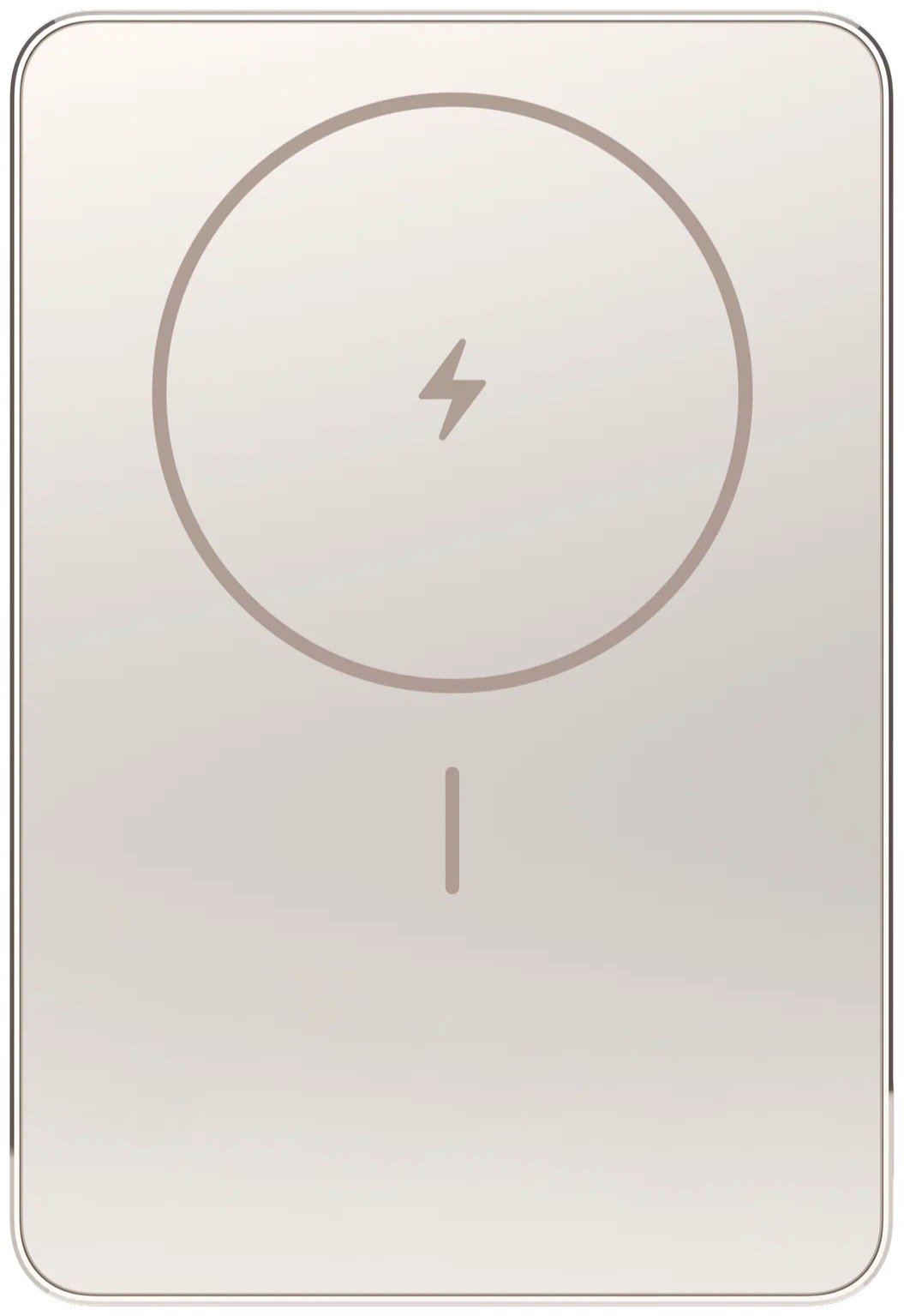 Портативный аккумулятор Xiaomi Super Slim Magnetic Power Bank 5000mAh золотистый BHR08PLGL